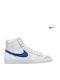 Blazer Mid '77 Pentru Bărbați Tip Botine Albe / Pure Platinum / Game Royal