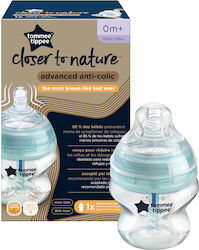 Tommee Tippee Advanced Πλαστικό με Θηλή Σιλικόνης για 0+ μηνών Διάφανο-Γαλάζιο 150ml Tommee Tippee Advanced Πλαστικό με Θηλή Σιλικόνης για 0+ μηνών Διάφανο-Γαλάζιο 150ml