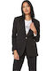 BSB Women's Waisted Blazer Black