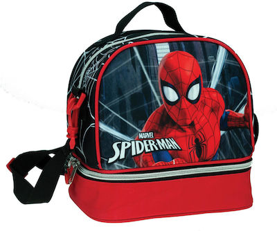 Gim Spiderman Black City Ισοθερμική Θήκη Φαγητού 4.5lt Μαύρο