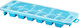 Irak Plast Ice Tray Rectangular Plastic 12 Slots with Lid Blue SU-215