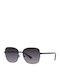 Ralph Lauren Damen Sonnenbrille mit Schwarz Metall Gestell und Gray Verlaufsfarbe Linse RA4141 90038G
