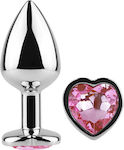 Secretplay Plug & Play Anal Plug Heart Small Fuchsia 7cm