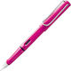 Lamy Safari 013 Πένα Γραφής Medium Ροζ από Πλαστικό με Μπλε Μελάνι Safari Pink