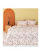 Palamaiki Sheet Sets Single 170x260cm. CB2081 Orange 3pcs