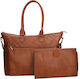 Kidzroom Shoulder/Hand Diaper Bag Care in Your Dreams Cognac 53x19x35cm.