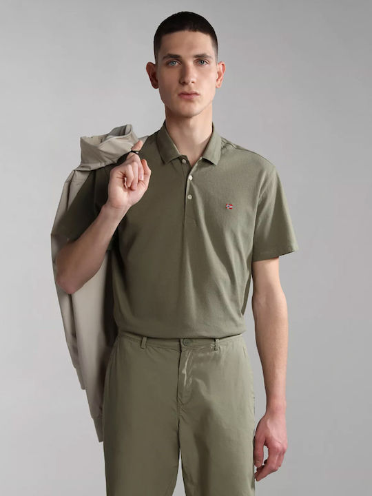 Napapijri Ealis Polo T-shirt Green Lichen
