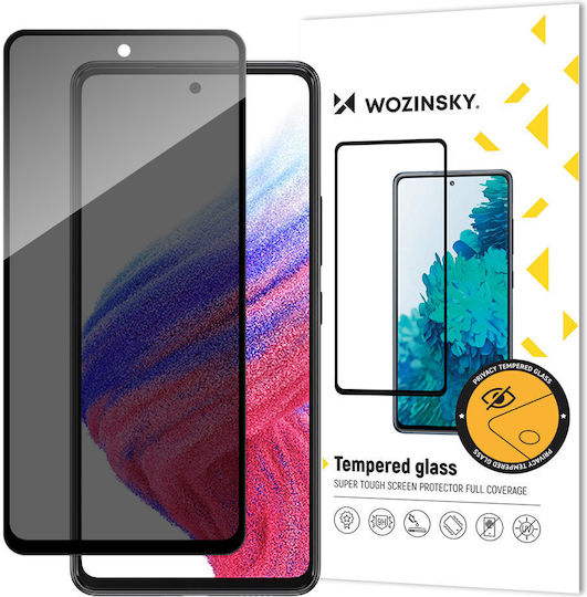 Wozinsky Privacy Full Face Tempered Glass Negru (Galaxy A53)