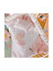 Kentia Baby Bettbezug Set mit Kissenbezug Rozina Rosa 100x140cm.