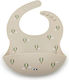 Noui Noui Hot Air Balloon Waterproof Bib Silicone with Button & Pocket Beige for 4 m+