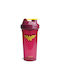 SmartShake Lite Wonder Woman Shaker Πρωτεΐνης 800ml Πλαστικό Ροζ