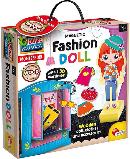 Lisciani Giochi Magnetic Fashion Doll Montessori Εκπαιδευτικό Παιχνίδι Γνώσεων για 4+ Ετών