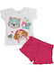 Nickelodeon Kids' Pajamas Summer White