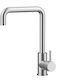 Orabella Sogno Tall Kitchen Faucet Counter Inox Silver