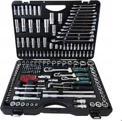 Rockforce Каскадка с Орехчета 1/2" & 1/4" & 3/8" 216 Броя Rockforce Каскадка с Орехчета 1/2" & 1/4" & 3/8" 216 Броя