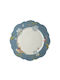 Laura Ashley Seaspray Uni Serving Plate Shallow Porcelain Blue with Diameter 24.5cm