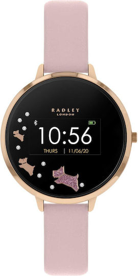 London Aluminium 38mm Smartwatch (Ροζ)