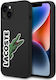 Lacoste Head Crocodile Back Cover Σιλικόνης Μαύρο (iPhone 14 Plus)