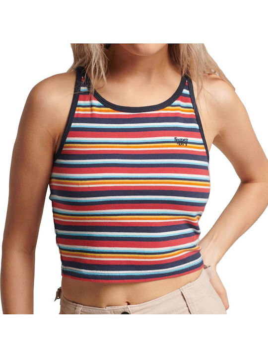 Superdry Vintage Surf Damen Sommer Crop Top Ärm...