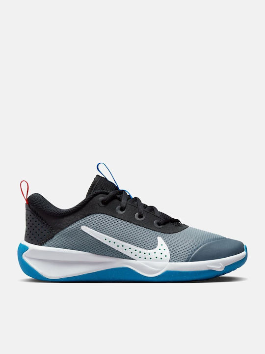 Omni Multi Court Kinder Sneakers Cool Grey / Black / Light Crimson / Photo Blue