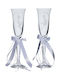 Ioannis Crystal Champagne Glasses European Crystals Τransparent 2pcs
