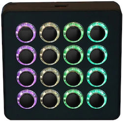 DJ Techtools Fighter Spectra Midi Controller Μαύρο