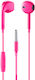 Cellular Line In-ear Handsfree with 3.5mm Connector Pink