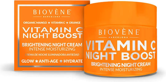Biovene Night Boost Κρέμα Προσώπου Νυκτός για Ενυδάτωση & Λάμψη με Βιταμίνη C 50ml