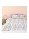Palamaiki CB2083 Σετ Σεντόνια King Size 265x275εκ. Μωβ (4τμχ)