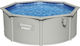 Bestway Hydrium Кръгъл Басейн С Метална Рамка 360x120см Сив