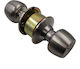 Yale Knob Lock Silver with Button & Key