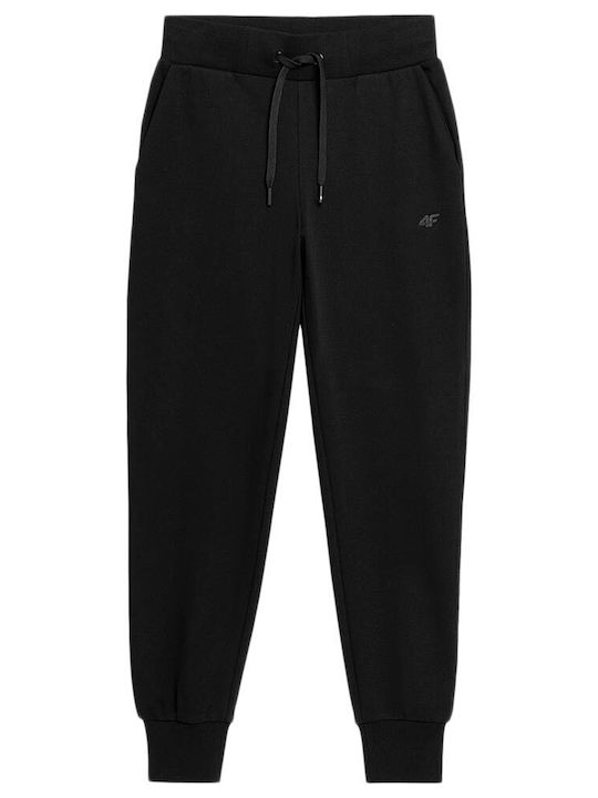 4F Pantaloni de trening pentru femei BLACK