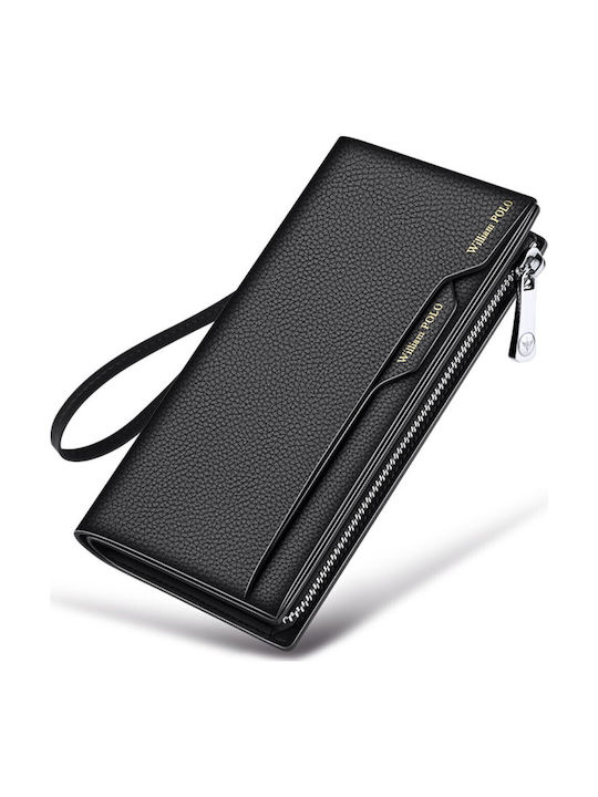 William Polo 191469 Leder Herren Geldbörse Karten mit RFID Schwarz William Polo 191469 Leder Herren Geldbörse Karten mit RFID Schwarz