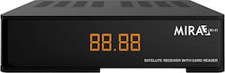 Amiko Satellite Decoder Mira3 Full HD (1080p) DVB-S / DVB-S2 Receiver Built-in Wi-Fi Black