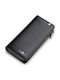 Leather Men's Wallet Cards Black