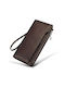 William Polo Men's Leather Wallet Brown