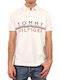 Tommy Hilfiger Herren Kurzarmshirt Polo Weiß