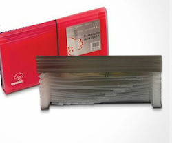 Typotrust Clipboard Accordion for Paper A4 Red 1pcs 26004-02