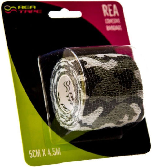 Rea Tape Cohesive Bandage Elastic 10cm x 4.5m Camo Grey