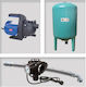 Plus 303576 Еднофазен Водни налягателни помпи с Вертикален съд от 50 литра 1.1к.с