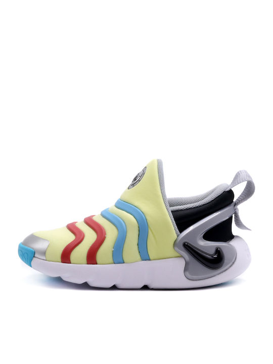 Dynamo Go Αθλητικά Παιδικά Παπούτσια Running Slip-On Lemon Chiffon / Metallic Silver / Baltic Blue / Black