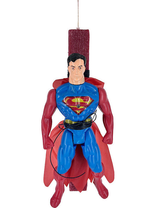 Λαμπάδα Superman Πλακέ Αρωματική Κόκκινη