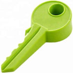 Wedge Plastic Door Stopper Key Green