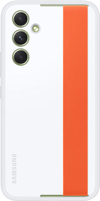 Samsung Haze Grip Cover Back Cover Σιλικόνης Λευκό (Galaxy A54)