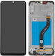 Screen OLED with Touch Mechanism and Frame for Galaxy A20s (Black)