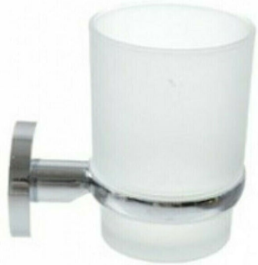 Wandmontiert Getränkehalter Glas Silber