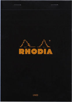 Rhodia Caiet 80 Foi A5 Cu dungi Negru