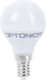 Optonica LED Bulb 5.5W 78mm for Socket E14 and Shape G45 Cool White 450lm