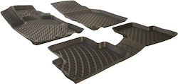 Wöller Σετ Μπροστινά και Πίσω 4τμχ για Peugeot 3008 / 4008 / 5008 Citroen C4 Picasso 2008-2016 Μαύρα