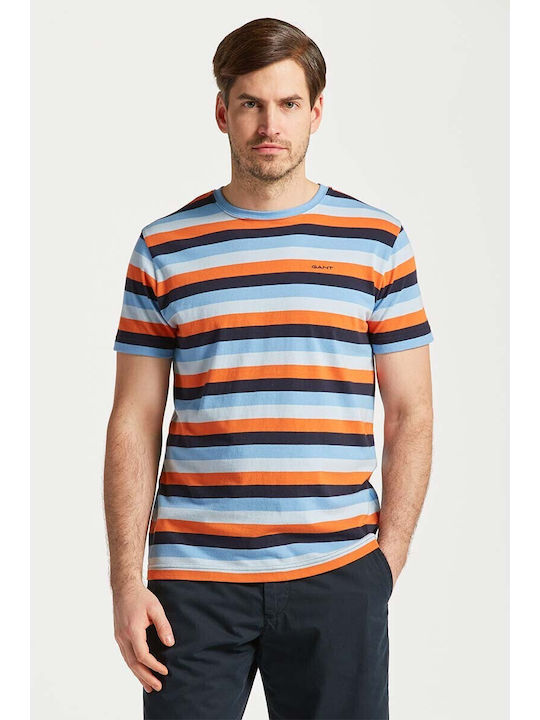 Gant T-shirt Bărbătesc cu Mânecă Scurtă Multicolor